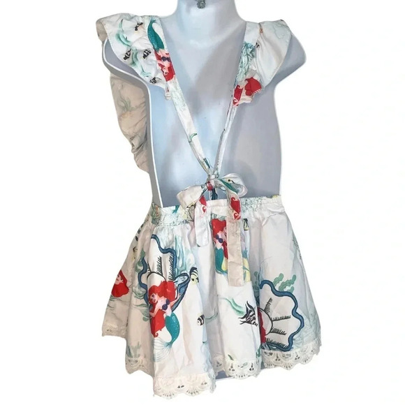 Charming Little Girl’s Mermaid-Themed Ruffle Sundress - Theme Park - 12 to 24M - Picture 4 of 10